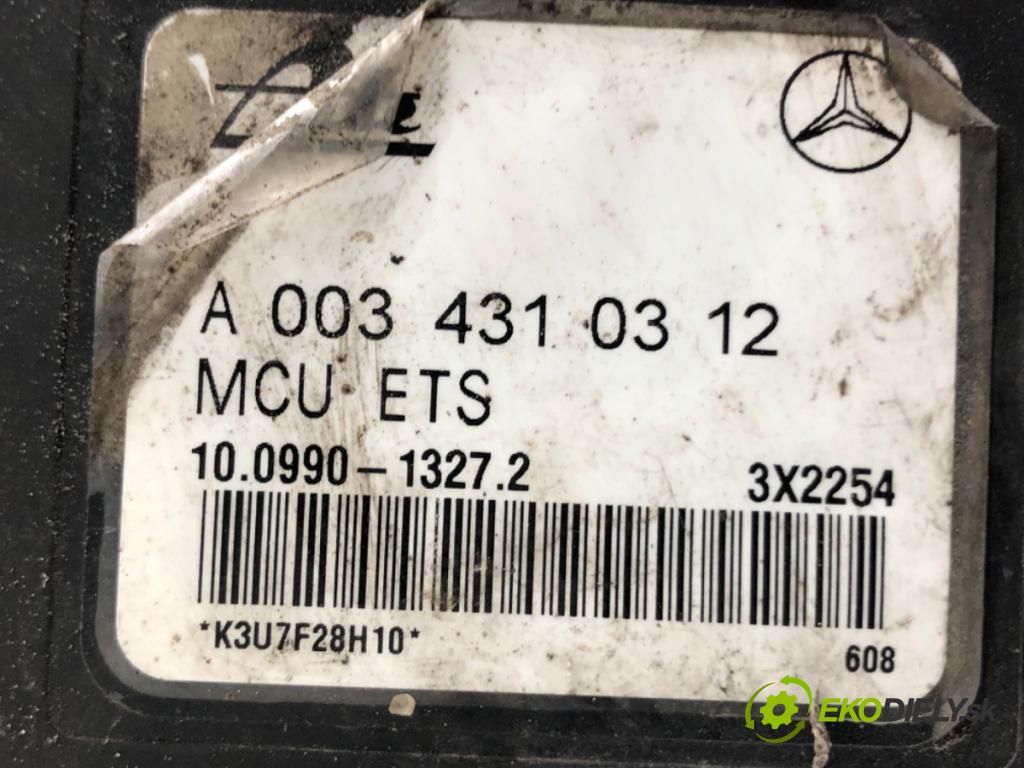 MERCEDES-BENZ CLK (C208) 1997 - 2003    200 (208.335) 100 kW [136 KM] benzyna 1997 - 2002  Pumpa ABS A0034310312 (Pumpy ABS)