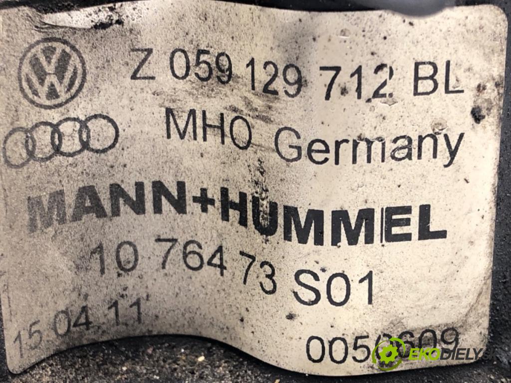 AUDI A6 C6 Avant (4F5) 2004 - 2011    3.0 TDI quattro 165 kW [225 KM] olej napędowy 2005 - 2006  Potrubie sacie, sanie 059129712BL (Sacie potrubia)