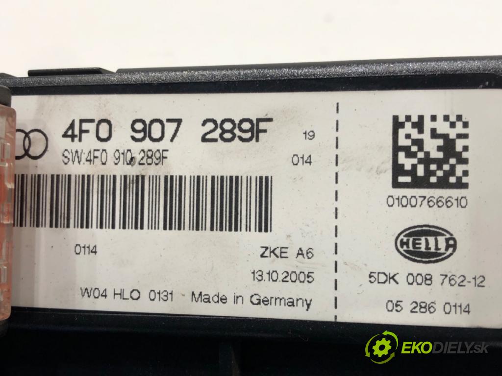 AUDI A6 C6 Avant (4F5) 2004 - 2011    3.0 TDI quattro 165 kW [225 KM] olej napędowy 2005 - 2006  Modul komfortu 4F0907289F (Moduly komfortu)