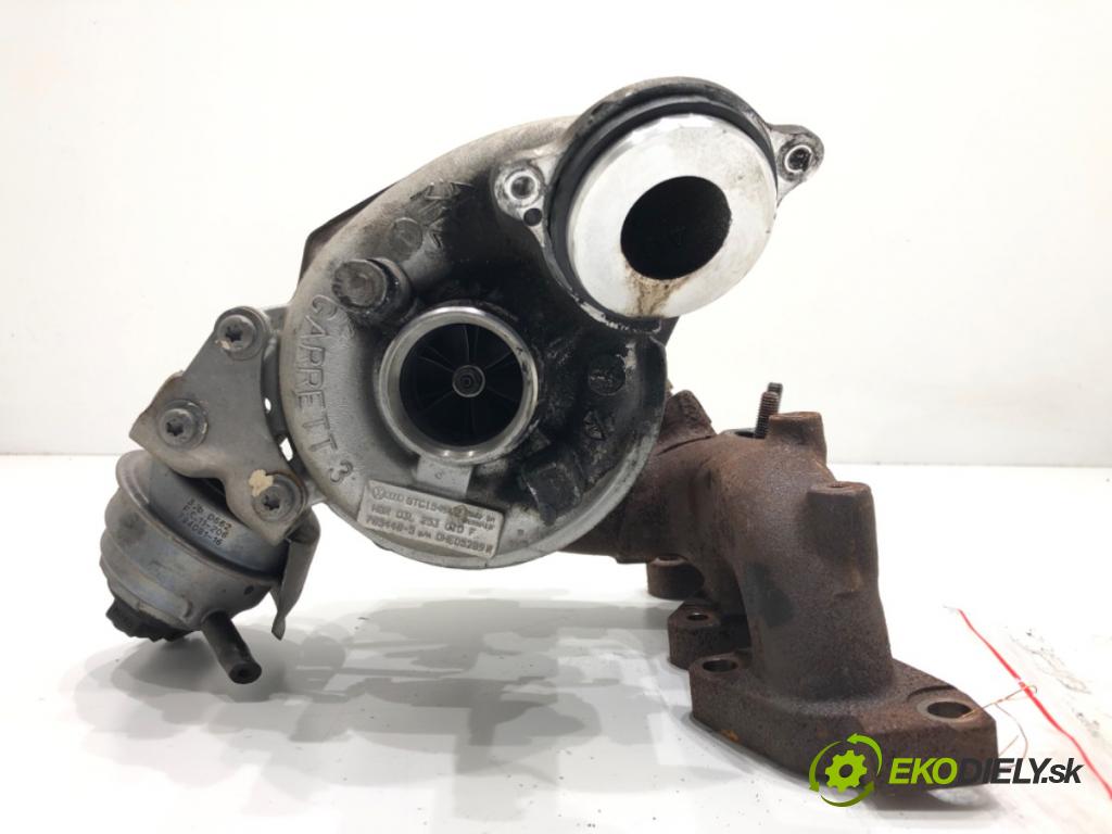 VW SCIROCCO III (137, 138) 2008 - 2017    2.0 TDI 125 kW [170 KM] olej napędowy 2009 - 2017  turbo 03L253010F (Turbodúchadla (kompletní))