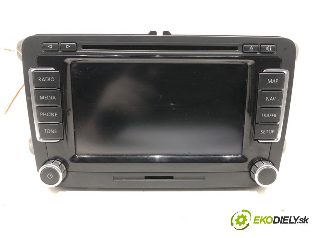 VW SCIROCCO III (137, 138) 2008 - 2017    2.0 TDI 125 kW [170 KM] olej napędowy 2009 - 2017  RADIO 1T0035680B (Audio zariadenia)