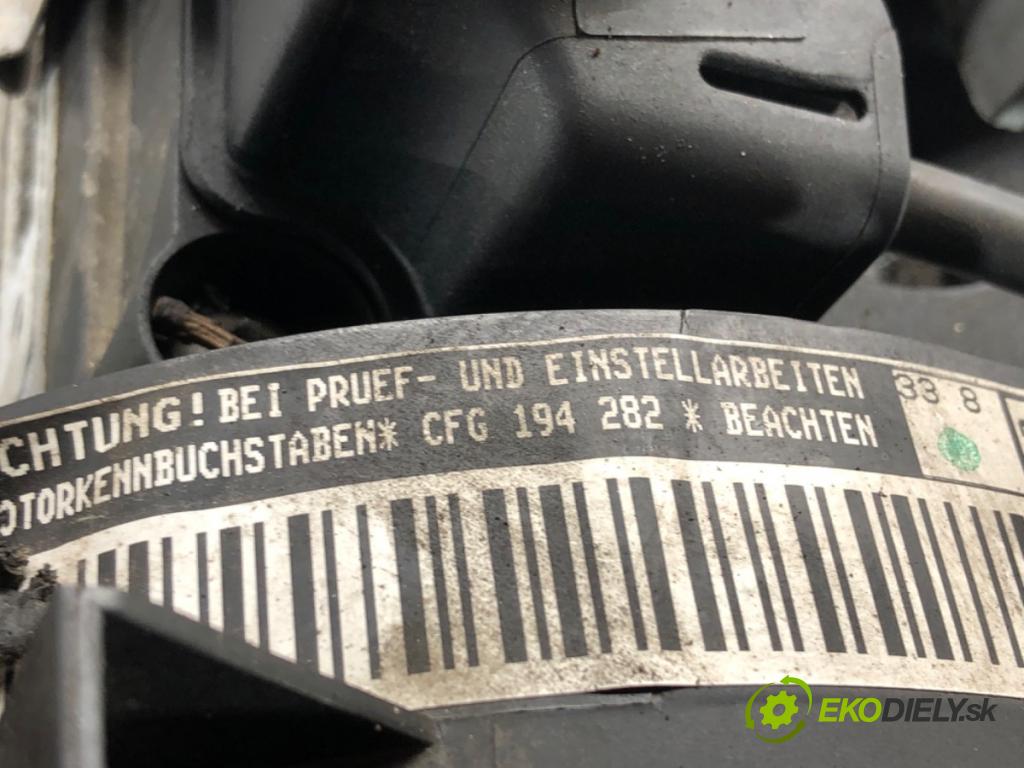 VW SCIROCCO III (137, 138) 2008 - 2017    2.0 TDI 125 kW [170 KM] olej napędowy 2009 - 2017  motor CFG (Motory (kompletní))