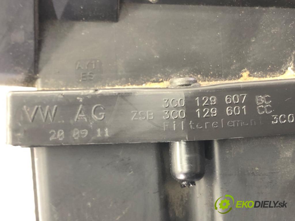 VW SCIROCCO III (137, 138) 2008 - 2017    2.0 TDI 125 kW [170 KM] olej napędowy 2009 - 2017  Obal filtra vzduchu 3C0129607BC (Obaly filtrov vzduchu)