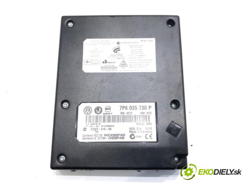 VW SCIROCCO III (137, 138) 2008 - 2017    2.0 TDI 125 kW [170 KM] olej napędowy 2009 - 2017  Modul BLUETOOTH 7P6035730P (Ostatné)