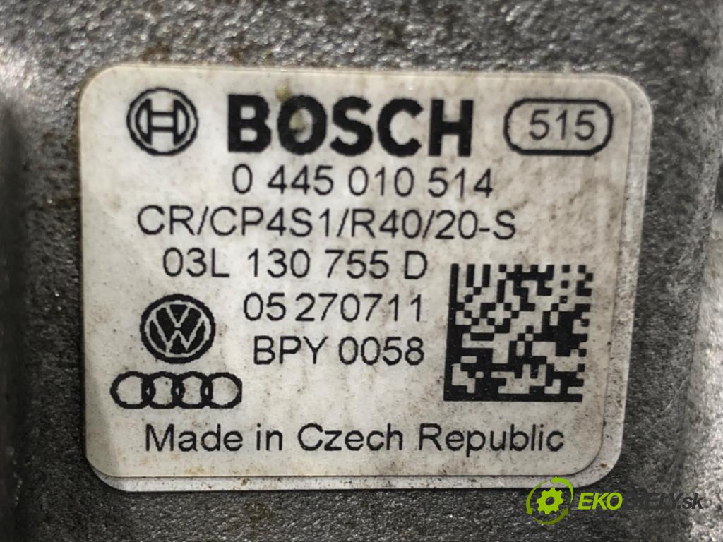 VW SCIROCCO III (137, 138) 2008 - 2017    2.0 TDI 125 kW [170 KM] olej napędowy 2009 - 2017  Pumpa vstrekovacia 03L130755D (Vstrekovacie čerpadlá)