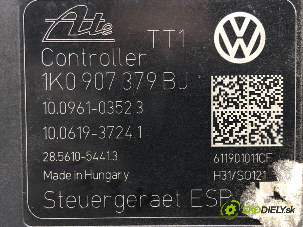 VW SCIROCCO III (137, 138) 2008 - 2017    2.0 TDI 125 kW [170 KM] olej napędowy 2009 - 2017  Pumpa ABS 1K0614517DE (Pumpy ABS)