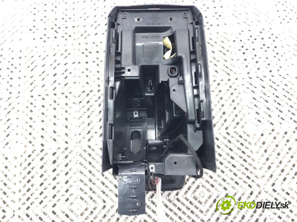 VW SCIROCCO III (137, 138) 2008 - 2017    2.0 TDI 125 kW [170 KM] olej napędowy 2009 - 2017  Lakťová opierka 1K5864251C (Lakťové opierky)