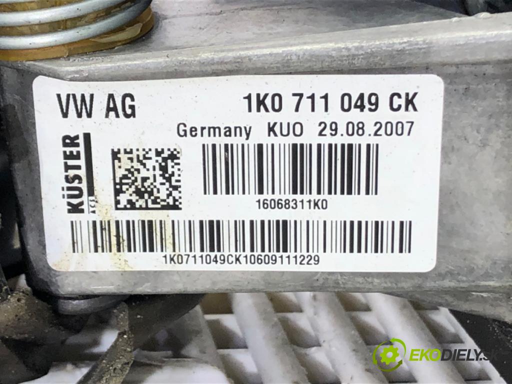 VW SCIROCCO III (137, 138) 2008 - 2017    2.0 TDI 125 kW [170 KM] olej napędowy 2009 - 2017  Kulisa 1K0711049CK (Rýchlostné páky / kulisy)