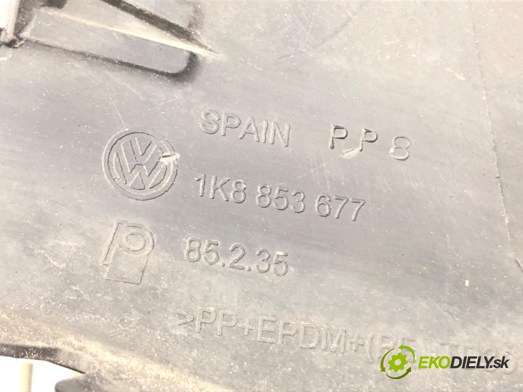 VW SCIROCCO III (137, 138) 2008 - 2017    2.0 TDI 125 kW [170 KM] olej napędowy 2009 - 2017  mří nárazníka přední část 1K8853677 (Mřížky (masky) chladičů)