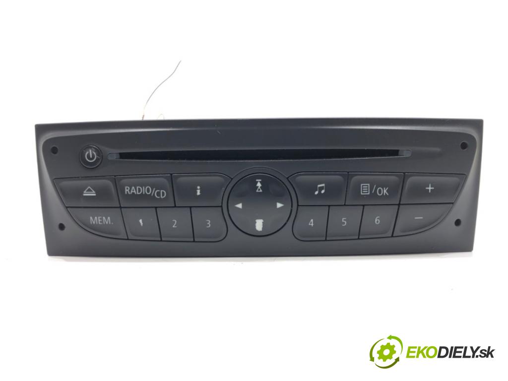 RENAULT CLIO III (BR0/1, CR0/1) 2005 - 2014    1.5 dCi 55 kW [75 KM] olej napędowy 2010 - 2014  RADIO 281150038R (Audio zariadenia)