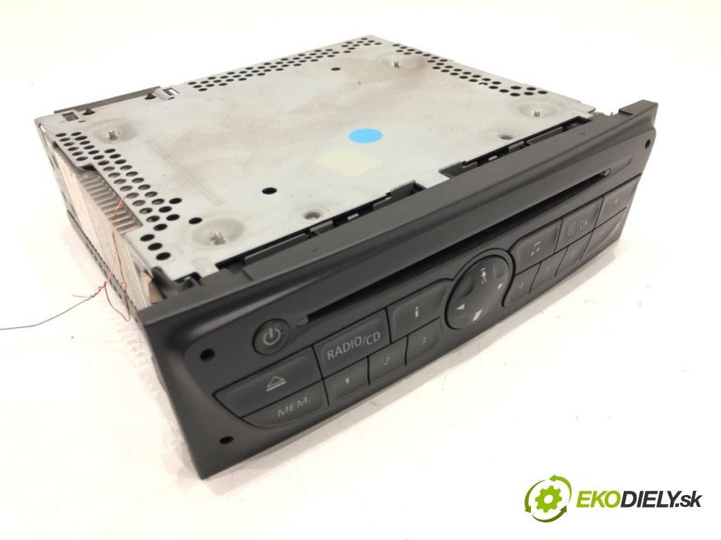 RENAULT CLIO III (BR0/1, CR0/1) 2005 - 2014    1.5 dCi 55 kW [75 KM] olej napędowy 2010 - 2014  RADIO 281150038R (Audio zariadenia)