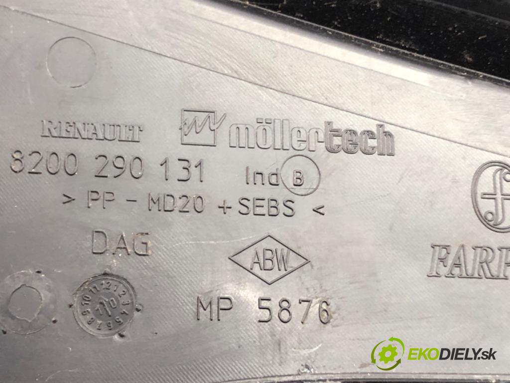 RENAULT CLIO III (BR0/1, CR0/1) 2005 - 2014    1.5 dCi 55 kW [75 KM] olej napędowy 2010 - 2014  Torpédo, plast pod čelné okno 8200290131 (Torpéda)