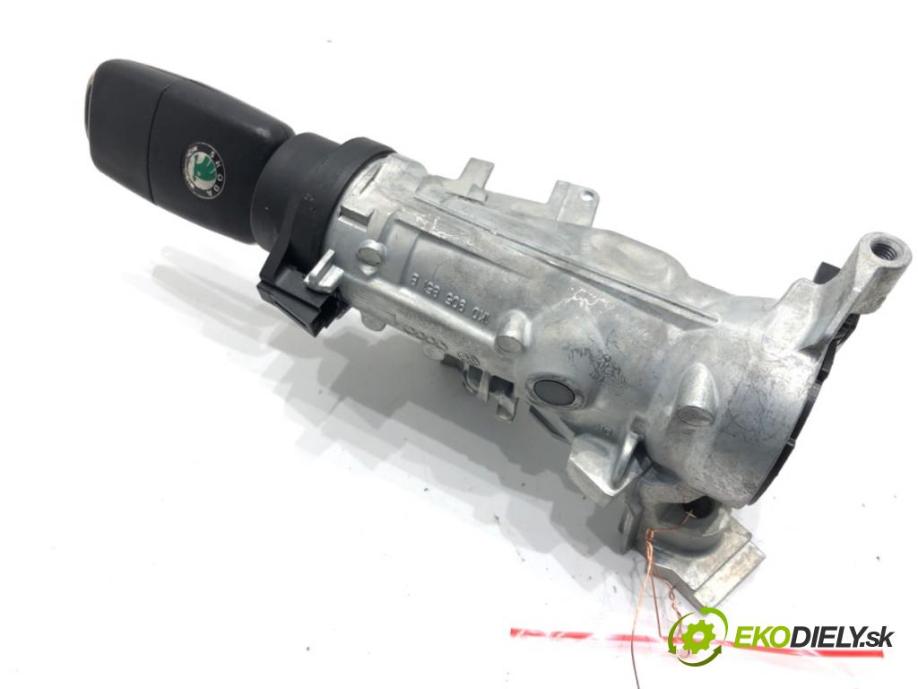 SKODA OCTAVIA II (1Z3) 2004 - 2013    1.9 TDI 77 kW [105 KM] olej napędowy 2004 - 2010  spinačka 1K0905851B (Spínacie skrinky a kľúče)