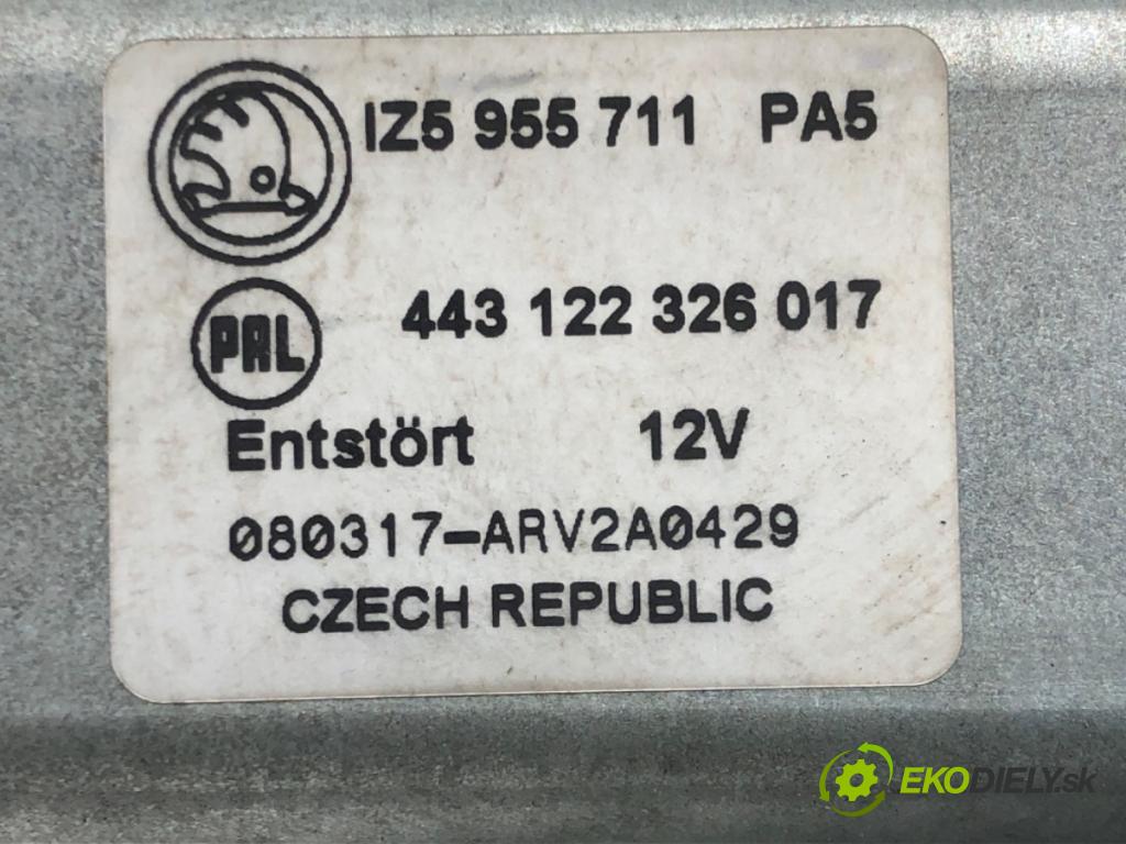 SKODA OCTAVIA II (1Z3) 2004 - 2013    1.9 TDI 77 kW [105 KM] olej napędowy 2004 - 2010  motor stěračů zadní část 1Z5955711