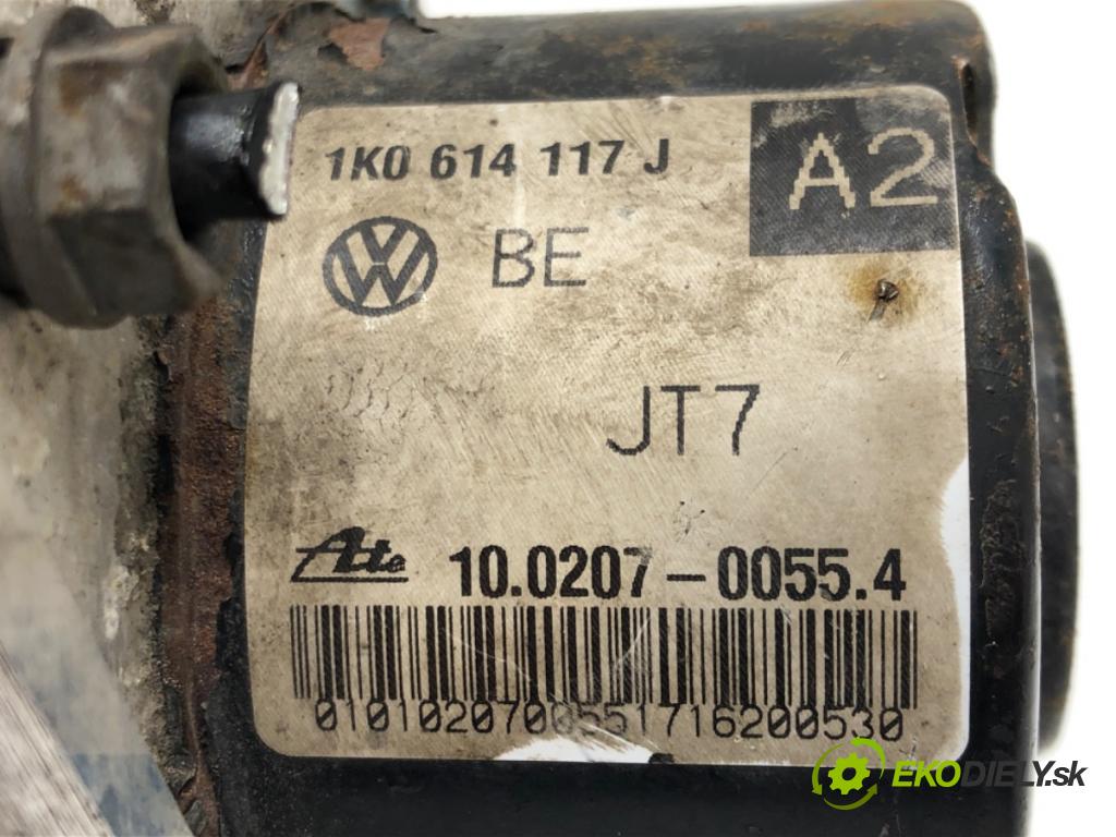 SKODA OCTAVIA II (1Z3) 2004 - 2013    1.9 TDI 77 kW [105 KM] olej napędowy 2004 - 2010  Pumpa ABS 1K0614117J (Pumpy ABS)