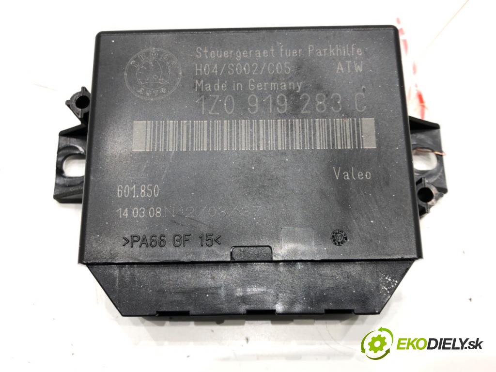 SKODA OCTAVIA II (1Z3) 2004 - 2013    1.9 TDI 77 kW [105 KM] olej napędowy 2004 - 2010  Modul PDC 1Z0919283C (Ostatné)