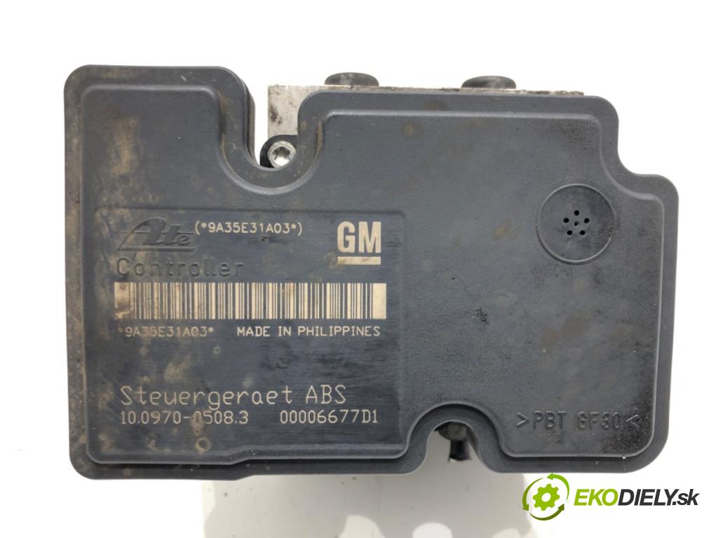 OPEL ZAFIRA B Nadwozie pełne/minivan (A05) 2005 - 2015    1.9 CDTI VAN (M75) 88 kW [120 KM] olej napędowy 2005 - 2015  Pumpa ABS 13157576 (Pumpy ABS)