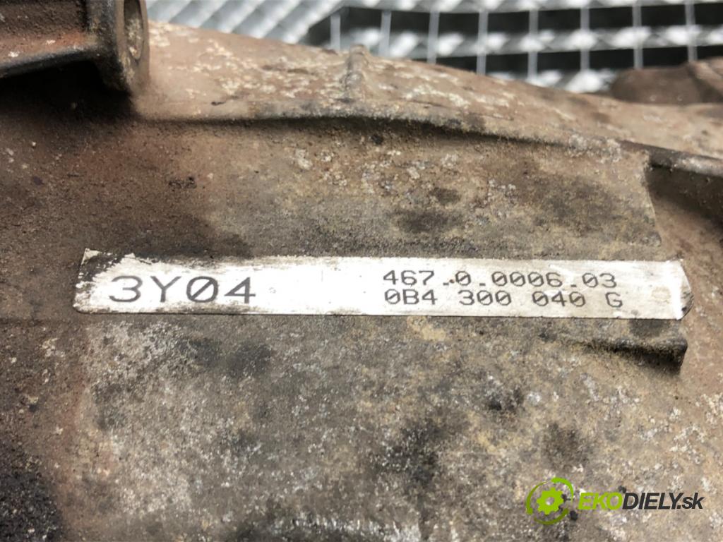 AUDI A5 (8T3) 2007 - 2017    3.0 TDI quattro 176 kW [240 KM] olej napędowy 2007 - 2012  Prevodovka 0B4300040G (Prevodovky)