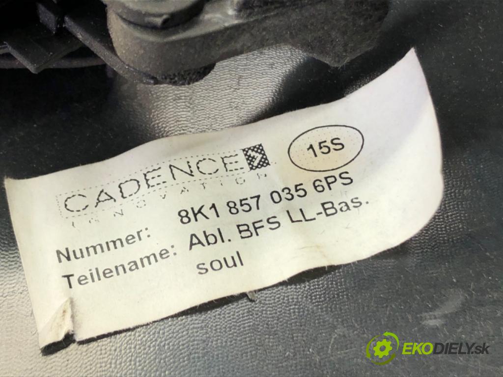 AUDI A5 (8T3) 2007 - 2017    3.0 TDI quattro 176 kW [240 KM] olej napędowy 2007 - 2012  Priehradka, kastlík spolujazdca 8K1857035 (Priehradky, kastlíky)