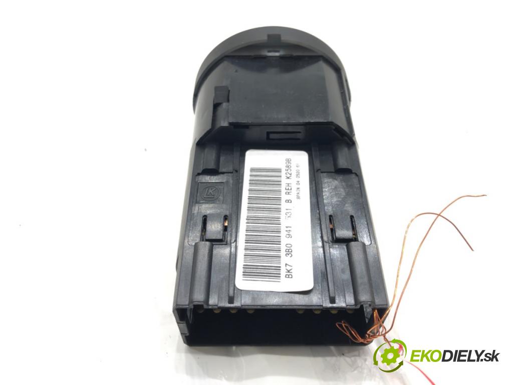 SKODA ROOMSTER (5J7) 2006 - 2015    1.2 51 kW [70 KM] benzyna 2007 - 2015  spínač světel D. 3B0941531B