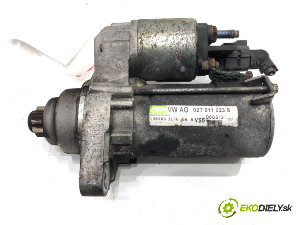SKODA ROOMSTER (5J7) 2006 - 2015    1.2 51 kW [70 KM] benzyna 2007 - 2015  Štartér 02T911023S (Štartéry)