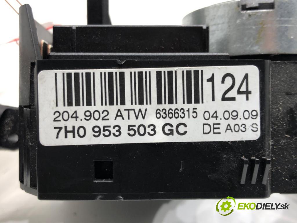 SKODA ROOMSTER (5J7) 2006 - 2015    1.2 51 kW [70 KM] benzyna 2007 - 2015  Prepínač kombinovaný 7H0953503GC (Prepínače, spínače, tlačidlá a ovládače kúrenia)