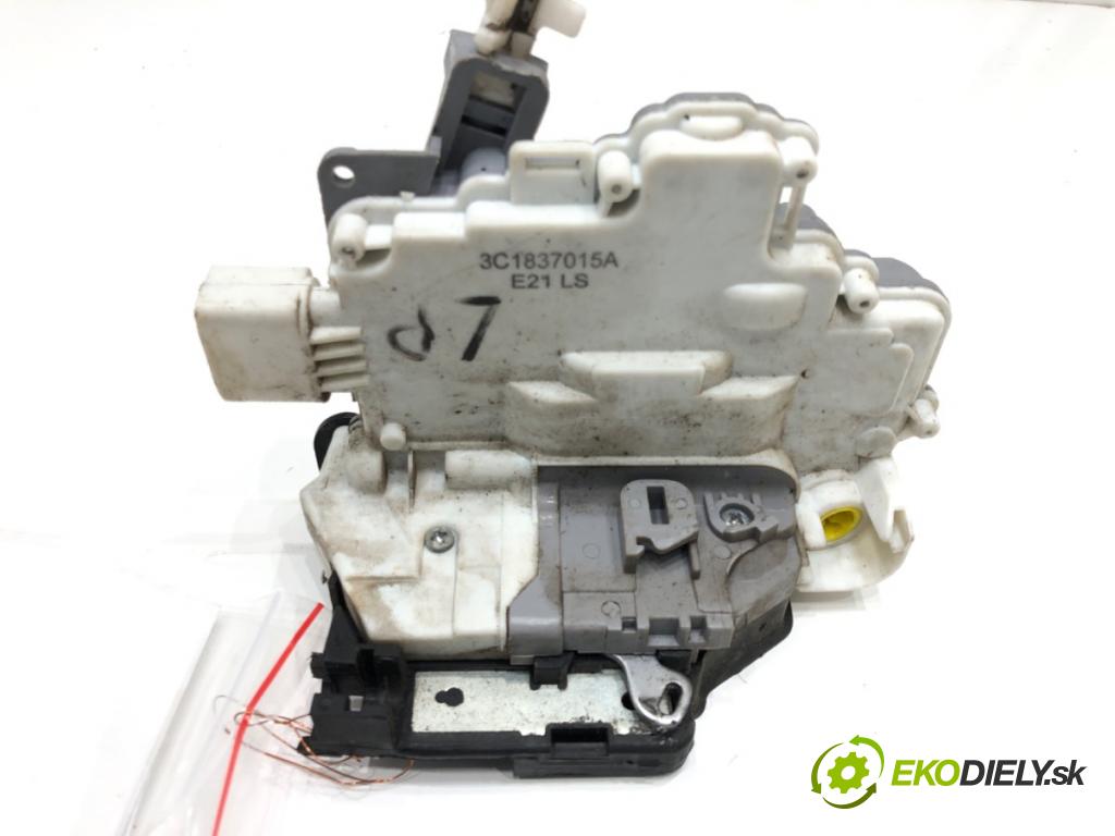 VW PASSAT B6 Variant (3C5) 2005 - 2011    2.0 TDI 103 kW [140 KM] olej napędowy 2005 - 2009  zámok dveře levý přední část 3C1837015A