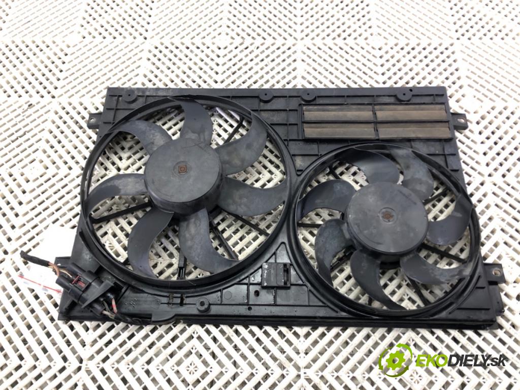 VW PASSAT B6 Variant (3C5) 2005 - 2011    2.0 TDI 103 kW [140 KM] olej napędowy 2005 - 2009  ventilátor chladiče 1K0121207A (Ventilátory)