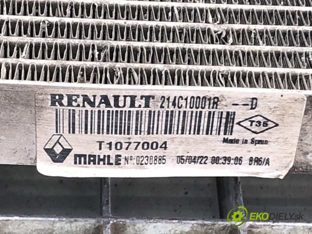 RENAULT MASTER III Autobus (JV) 2011 - 2022    2.3 dCi 135 FWD (JV0N, JV08) 100 kW [136 KM] olej napędowy 2014 - 2022  intercooler 214C10001R (Chladiče nasávaného vzduchu (intercoolery))