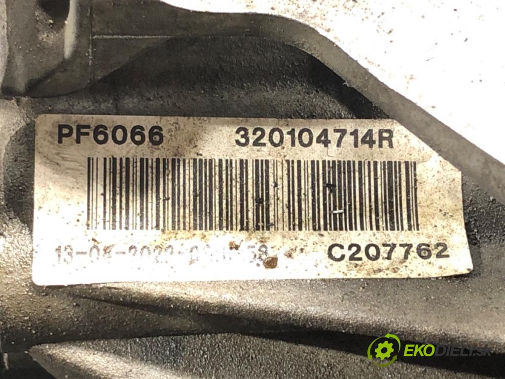 RENAULT MASTER III Autobus (JV) 2011 - 2022    2.3 dCi 135 FWD (JV0N, JV08) 100 kW [136 KM] olej napędowy 2014 - 2022  Prevodovka PF6066 (Prevodovky)