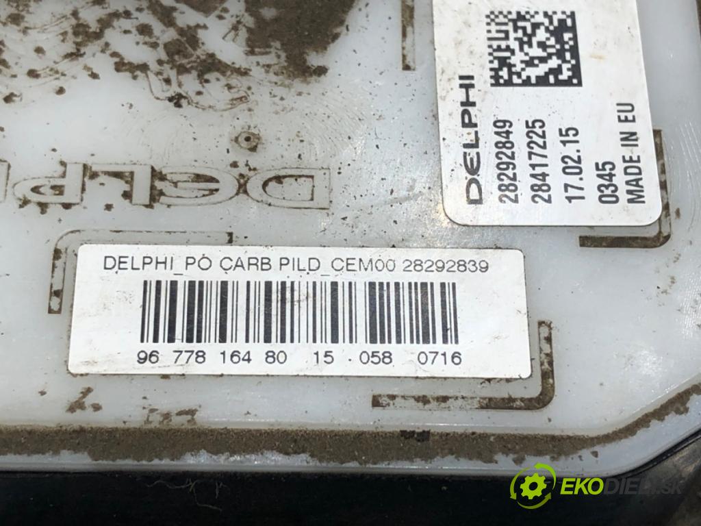 PEUGEOT 308 SW II (LC_, LJ_, LR_, LX_, L4_) 2014 - 2021    2.0 BlueHDi 150 110 kW [150 KM] olej napędowy 2014 - 2021  pumpa paliva 9677816480
