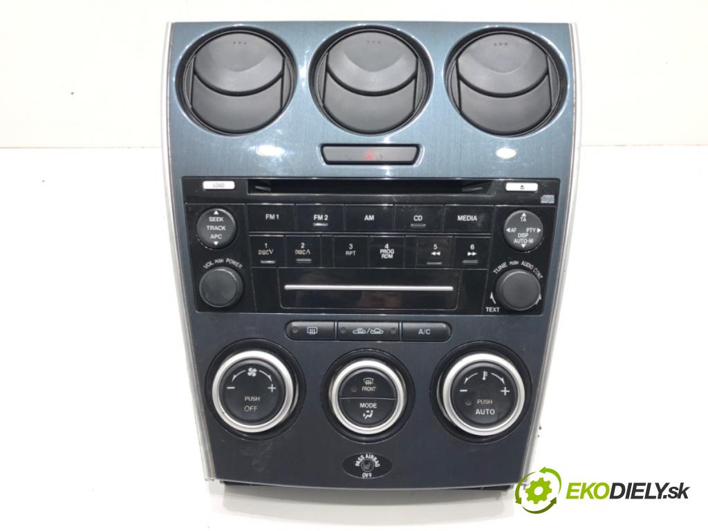 MAZDA 6 Station Wagon (GY) 2002 - 2008    1.8 88 kW [120 KM] benzyna 2002 - 2007  RADIO GR4B66DSX (Audio zariadenia)