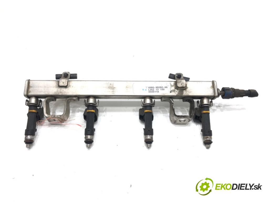 MAZDA 6 Station Wagon (GY) 2002 - 2008    1.8 88 kW [120 KM] benzyna 2002 - 2007  Lišta vstrekovacia 6M8G-9D280-AA (Vstrekovacie lišty)