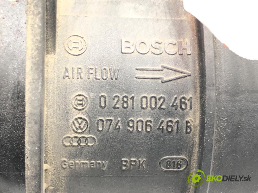 AUDI A4 B6 Avant (8E5) 2000 - 2005    1.9 TDI 96 kW [130 KM] olej napędowy 2001 - 2004  Váha vzduchu 0281002461 (Váhy vzduchu)