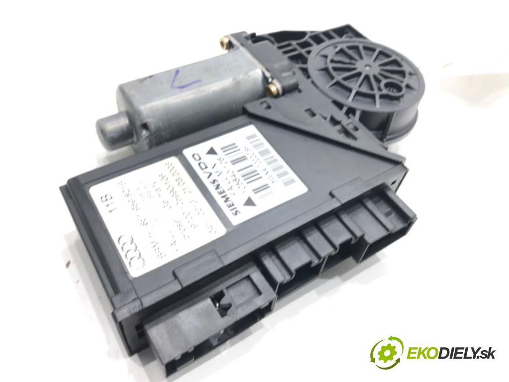 AUDI A4 B6 Avant (8E5) 2000 - 2005    1.9 TDI 96 kW [130 KM] olej napędowy 2001 - 2004  motorek sťahovaní okna přední část levý 8E1959801B (Ostatné)