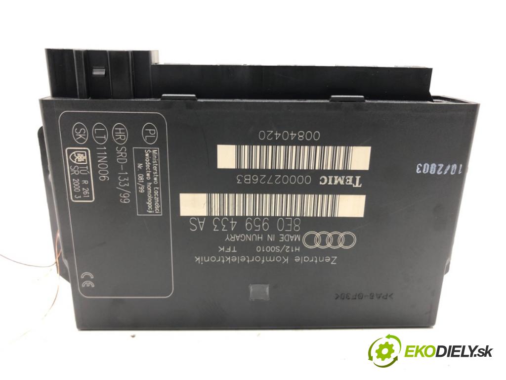 AUDI A4 B6 Avant (8E5) 2000 - 2005    1.9 TDI 96 kW [130 KM] olej napędowy 2001 - 2004  Modul komfortu 8E0959433AS (Moduly komfortu)