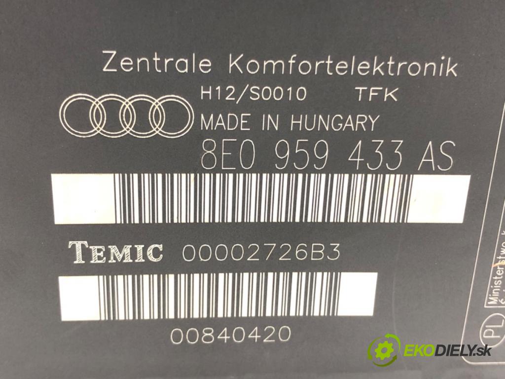 AUDI A4 B6 Avant (8E5) 2000 - 2005    1.9 TDI 96 kW [130 KM] olej napędowy 2001 - 2004  Modul komfortu 8E0959433AS (Moduly komfortu)