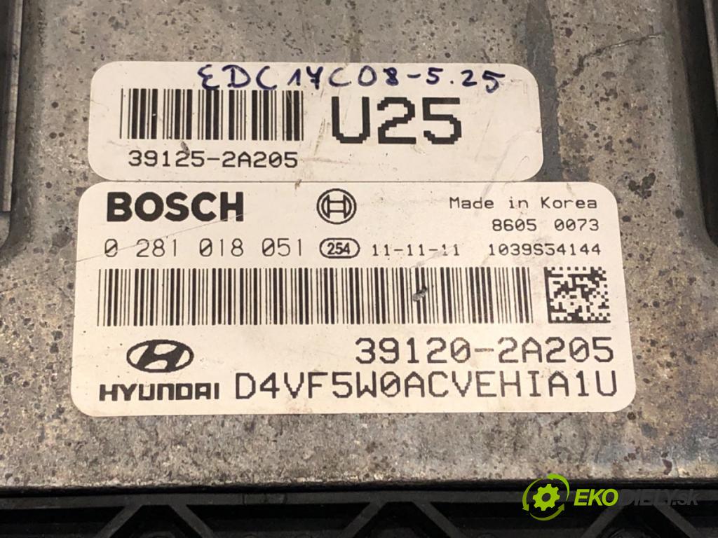 HYUNDAI i40 I CW (VF) 2011 - 2022    1.7 CRDi 100 kW [136 KM] olej napędowy 2011 - 2022  riadiaca jednotka Motor 39120-2A205 (Riadiace jednotky)
