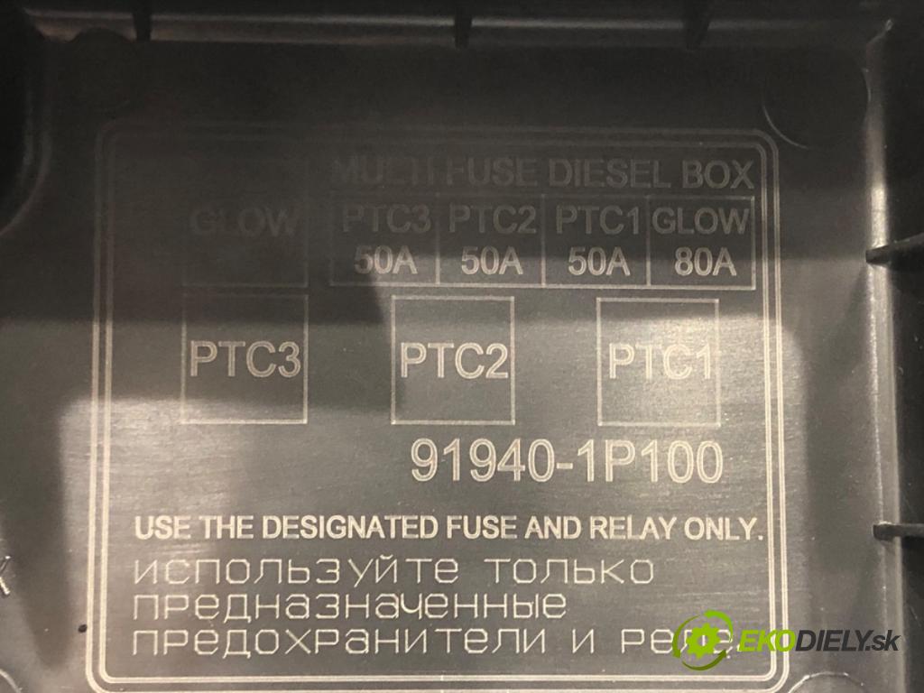 HYUNDAI i40 I CW (VF) 2011 - 2022    1.7 CRDi 100 kW [136 KM] olej napędowy 2011 - 2022  relé sviečok žhavenia 91940-1P100 (Relé)