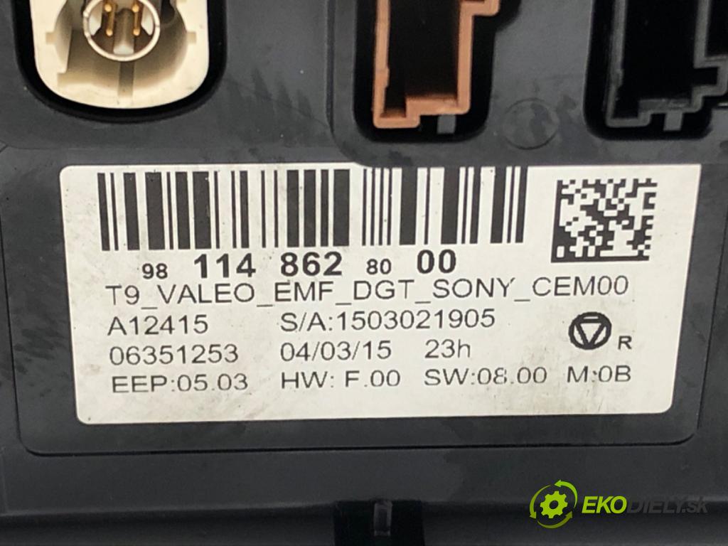 PEUGEOT 308 SW II (LC_, LJ_, LR_, LX_, L4_) 2014 - 2021    2.0 BlueHDi 150 110 kW [150 KM] olej napędowy 2014 - 2021  Dislpej 9811486280 (Prístrojové dosky, displeje)