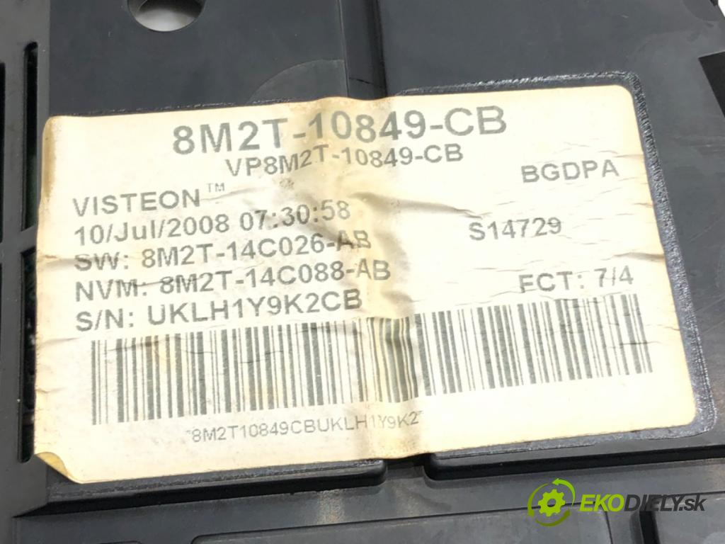 FORD MONDEO IV Turnier (BA7) 2007 - 2015    2.0 TDCi 103 kW [140 KM] olej napędowy 2007 - 2015  Prístrojovka 8M2T-10849-CB (Prístrojové dosky, displeje)