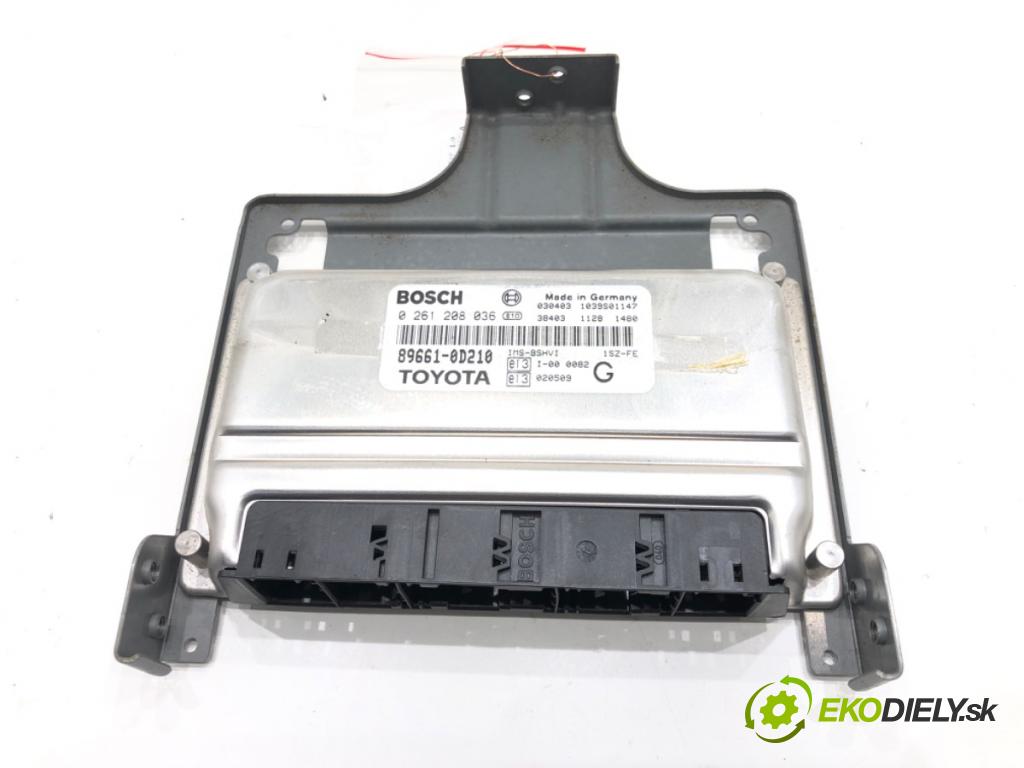 TOYOTA YARIS (_P1_) 1999 - 2005    1.0 (SCP10_) 48 kW [65 KM] benzyna 2003 - 2005  riadiaca jednotka Motor 89661-0D210 (Riadiace jednotky)