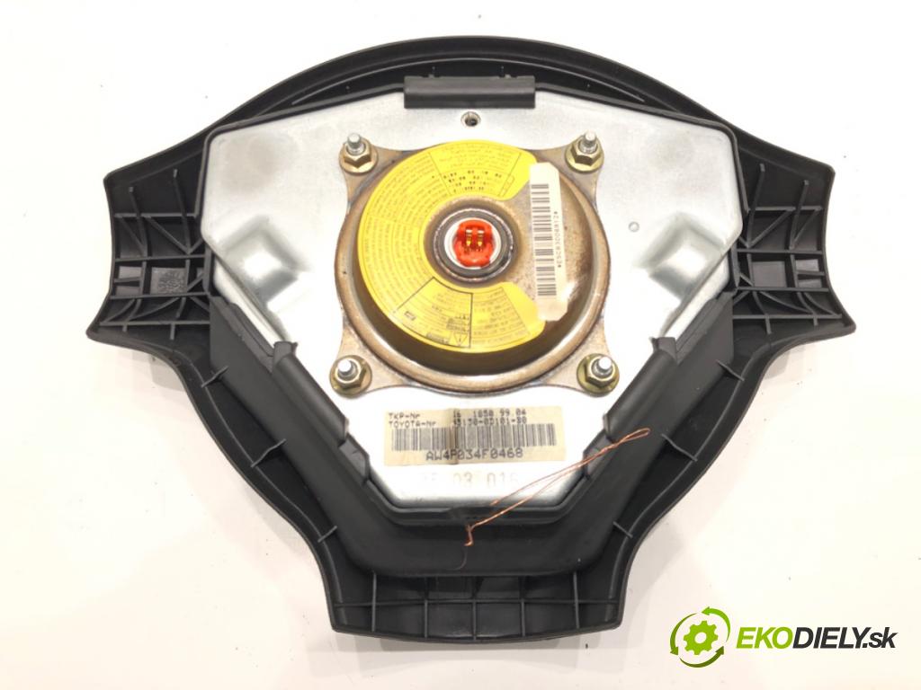 TOYOTA YARIS (_P1_) 1999 - 2005    1.0 (SCP10_) 48 kW [65 KM] benzyna 2003 - 2005  AirBag volantu 45130-0D101 (Airbagy)