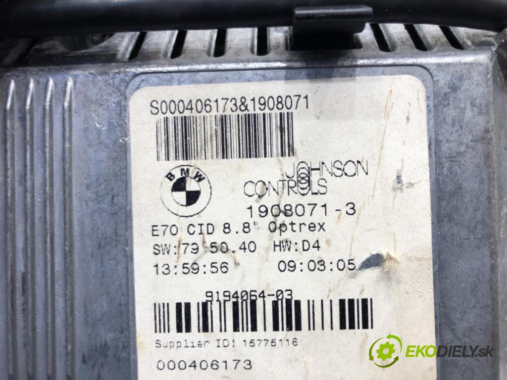 BMW X6 (E71, E72) 2007 - 2014    xDrive 35 i 225 kW [306 KM] benzyna 2008 - 2014  Dislpej 1908071 (Prístrojové dosky, displeje)