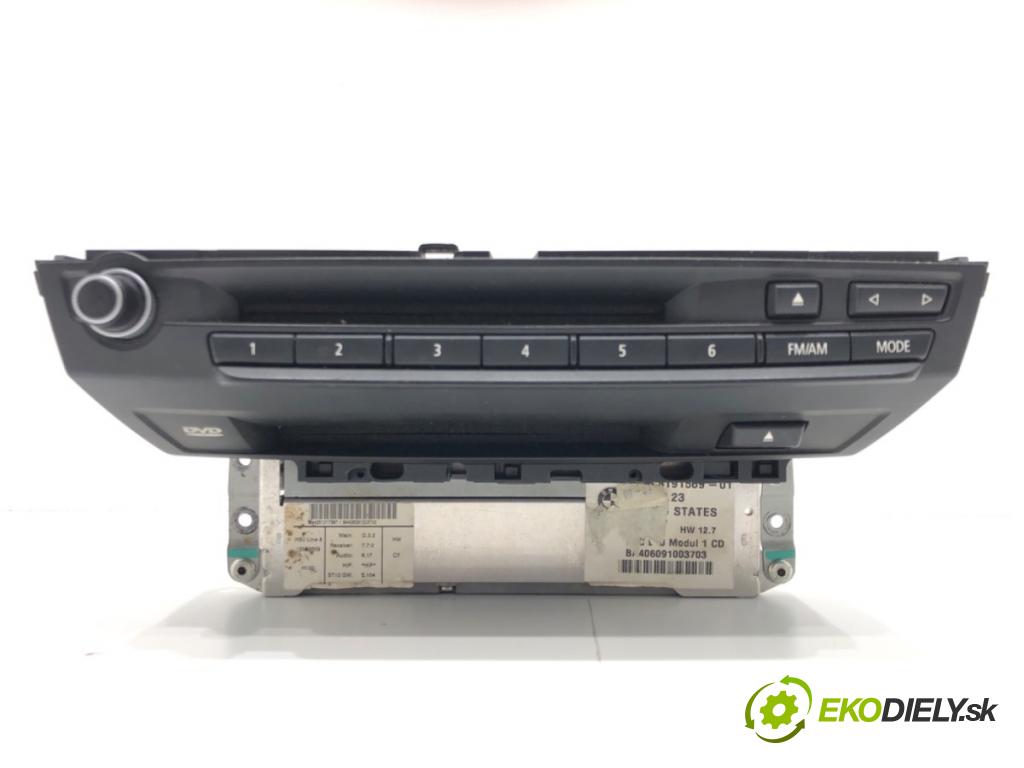 BMW X6 (E71, E72) 2007 - 2014    xDrive 35 i 225 kW [306 KM] benzyna 2008 - 2014  RADIO 9191569 (Audio zariadenia)