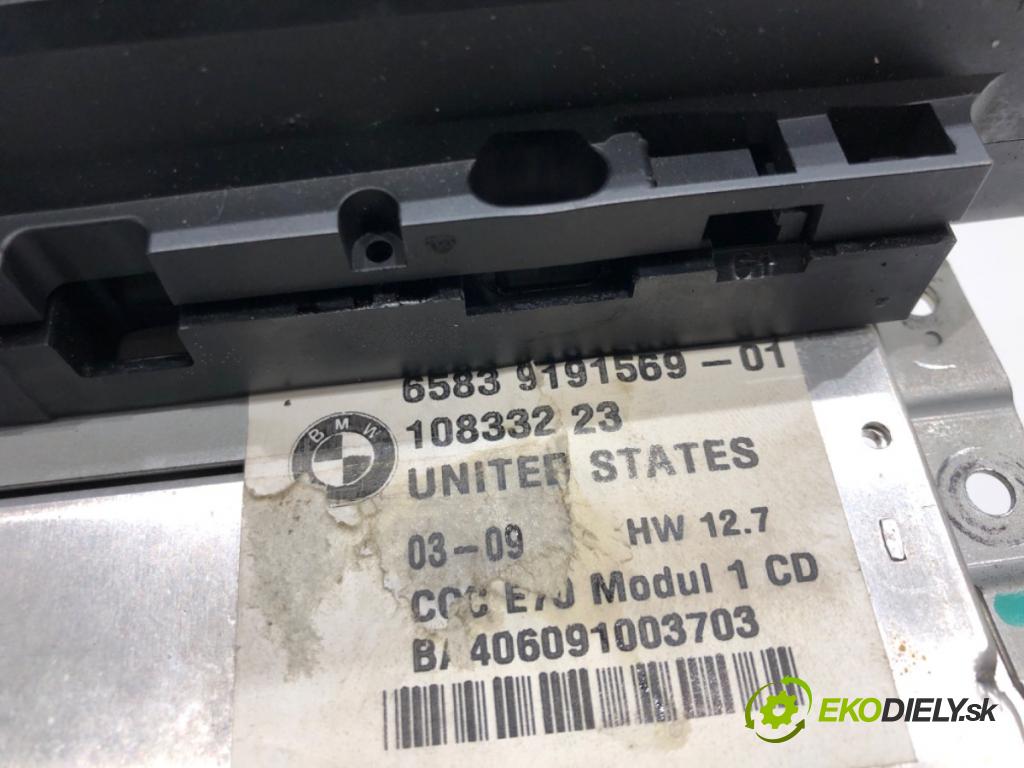 BMW X6 (E71, E72) 2007 - 2014    xDrive 35 i 225 kW [306 KM] benzyna 2008 - 2014  RADIO 9191569 (Audio zariadenia)