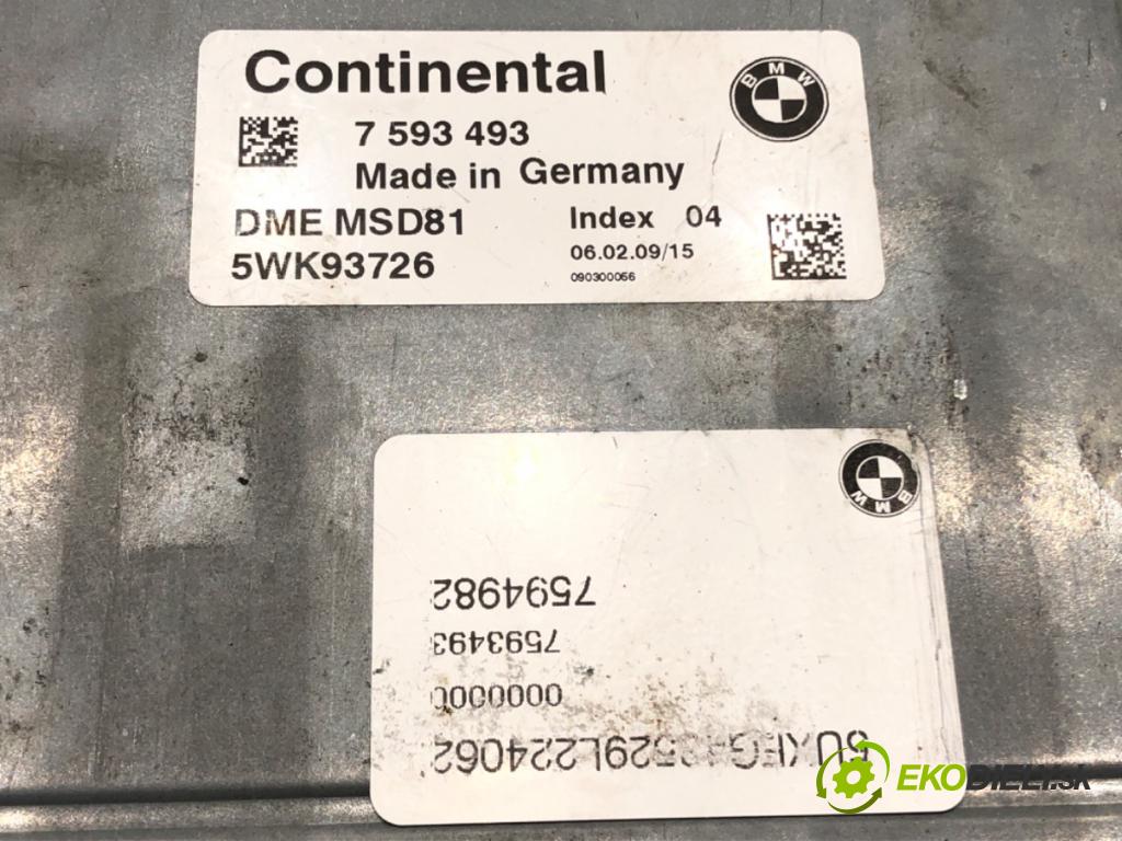 BMW X6 (E71, E72) 2007 - 2014    xDrive 35 i 225 kW [306 KM] benzyna 2008 - 2014  riadiaca jednotka Motor 7593493 (Riadiace jednotky)