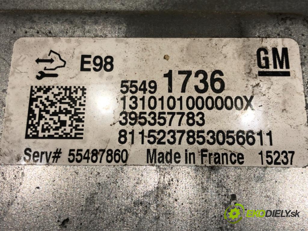 OPEL INSIGNIA A Sports Tourer (G09) 2008 - 2017    2.0 CDTI (35) 125 kW [170 KM] olej napędowy 2014 - 2016  riadiaca jednotka Motor 55491736 (Riadiace jednotky)