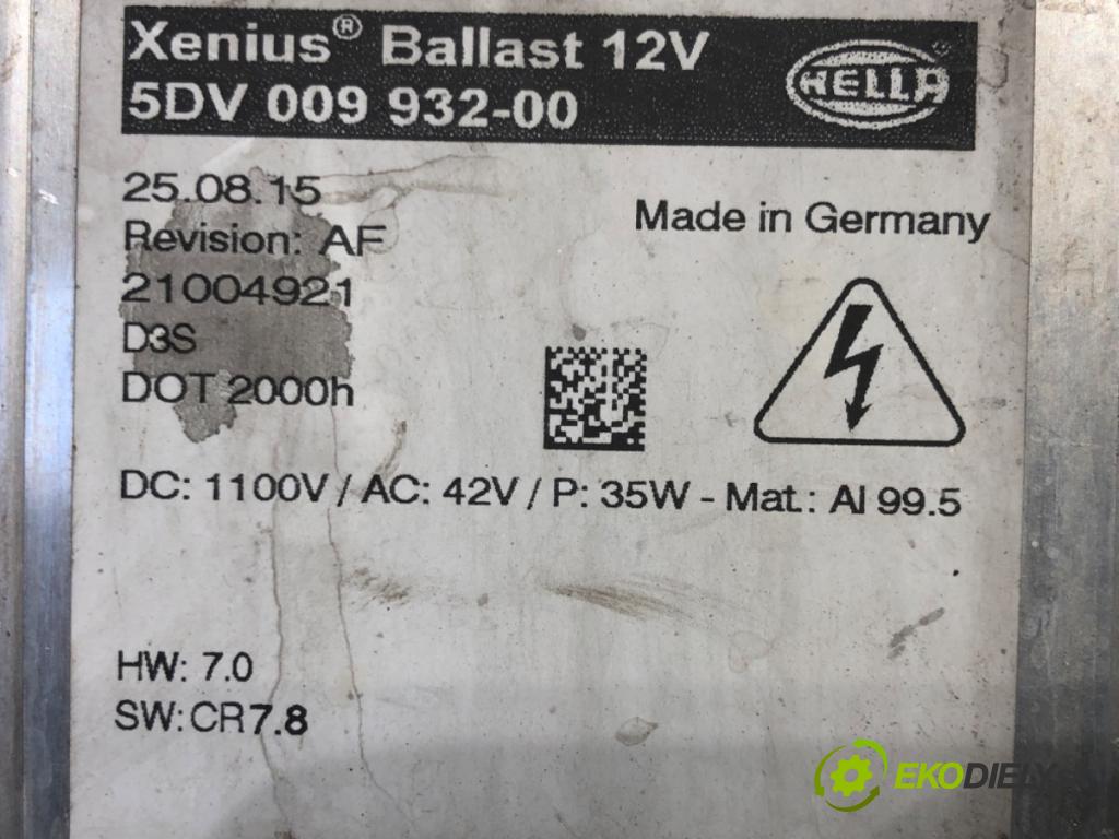 OPEL INSIGNIA A Sports Tourer (G09) 2008 - 2017    2.0 CDTI (35) 125 kW [170 KM] olej napędowy 2014 - 2016  Menič XENON 5DV009932-00 (Riadiace jednotky xenónu)