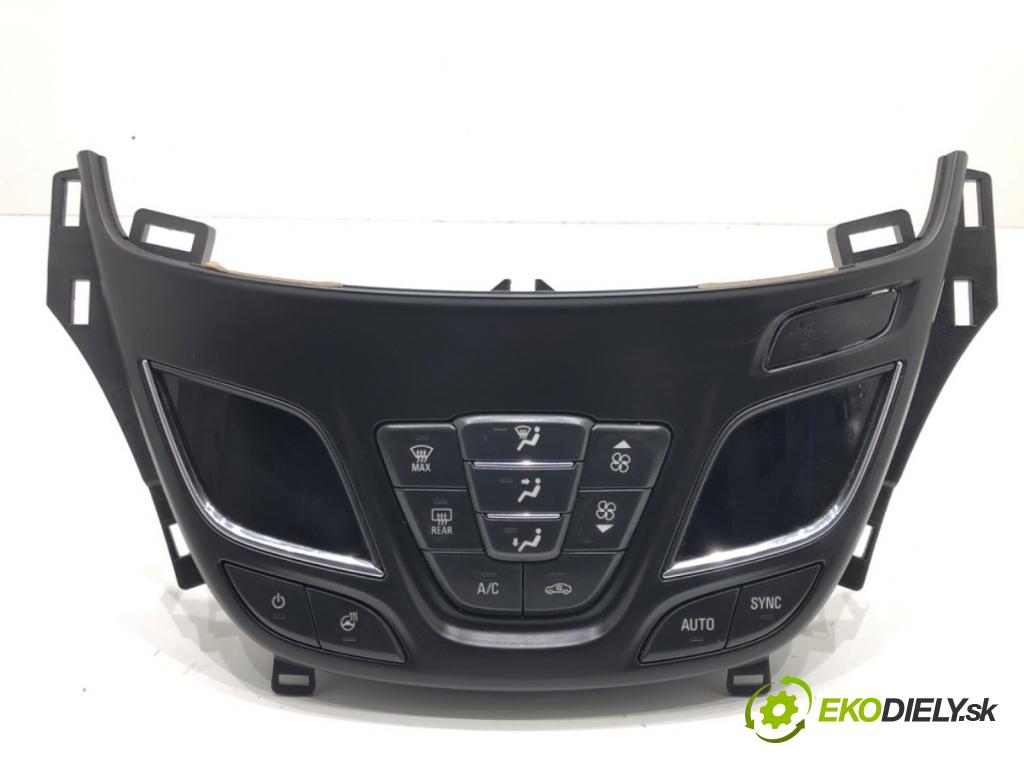 OPEL INSIGNIA A Sports Tourer (G09) 2008 - 2017    2.0 CDTI (35) 125 kW [170 KM] olej napędowy 2014 - 2016  Panel ovládania kúrenia 26202374 (Prepínače, spínače, tlačidlá a ovládače kúrenia)